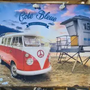 Plaque Métallique "Côte Bleue Carry le Rouet"