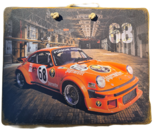 Plaque métallique Porsche 934 Jägermeister