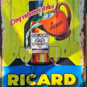 Plaque Métallique Vintage RICARD