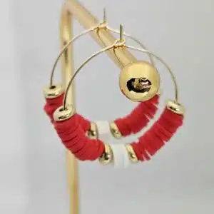 Mini-créoles Red Love