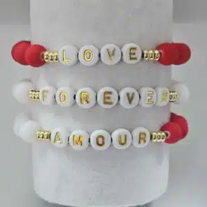 Bracelet Red & White