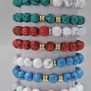 Bracelet en pierres naturelles Jaspe