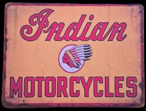 Plaque métallique Indian Motorcycles