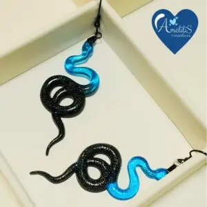 Boucles d'oreilles serpent