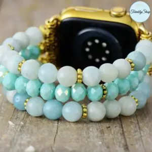 Bracelet Apple Watch Unisexe Amazonite