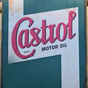 Plaque Métallique "Castrol Motor Oil"