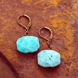 Boucles D'Oreilles Amazonite