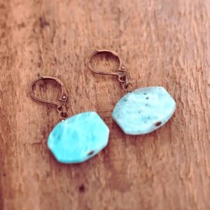 Boucles D'Oreilles Amazonite