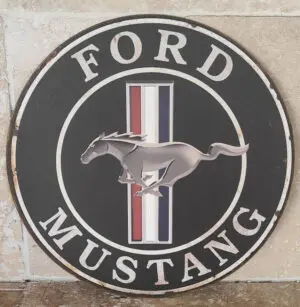 Plaque décorative Ford Mustang