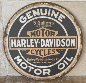 Plaque décorative Harley Davidson