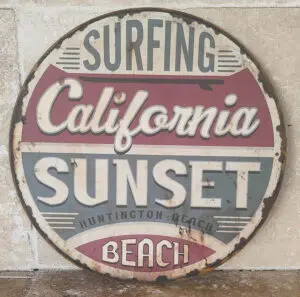 Plaque décorative California