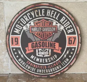 Plaque décorative Harley-Davidson