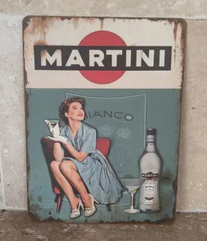 Plaque décorative Martini Bianco