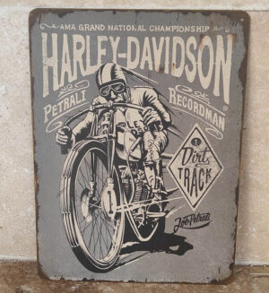 Plaque décorative Harley-Davidson Joe Petrali