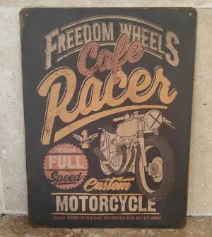 Plaque décorative Café Racer