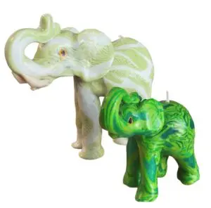 BOUGIE ELEPHANT GREEN LEAF
