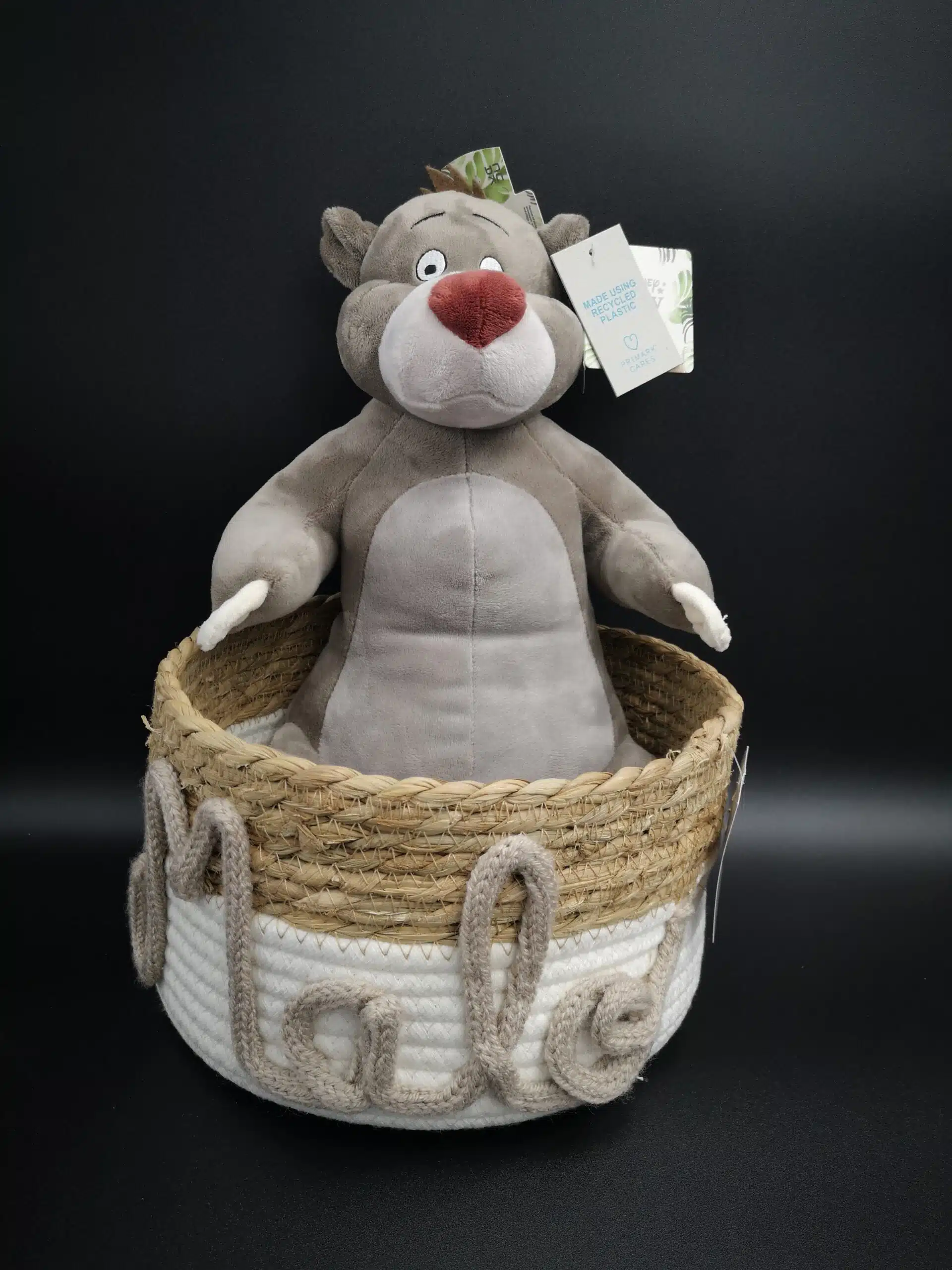 Panier personnalisé avec peluche 1 Panier Personnalisable