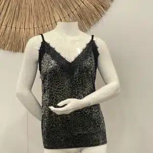 Haut Velours à Motif Animal Molly Bracken