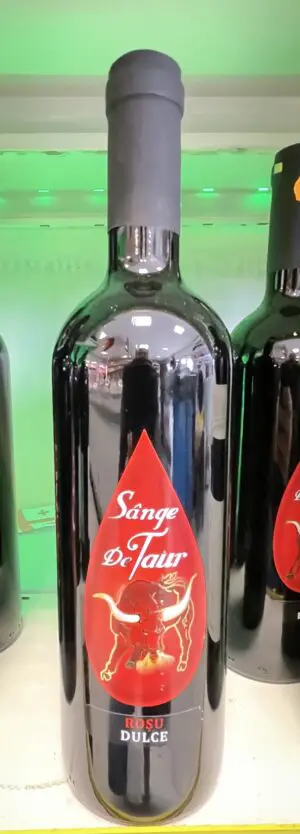 Vin rouge doux "Sânge de Taur