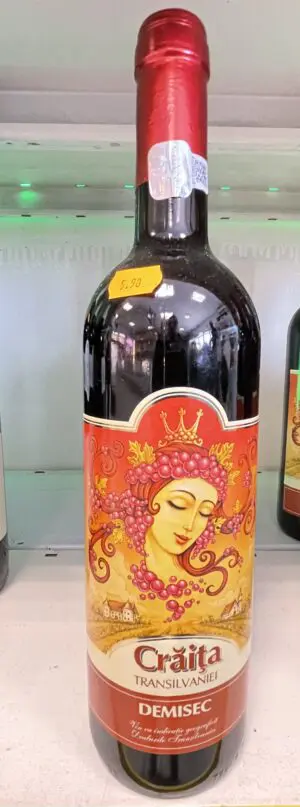 Vin rouge "Crăița Transilvaniei" Demi-sec