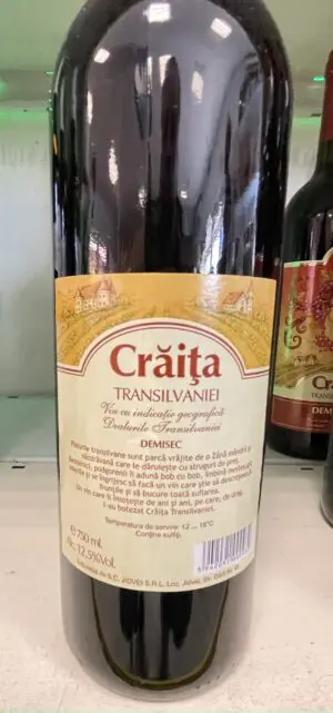 Vin rouge "Crăița Transilvaniei" Demi-sec