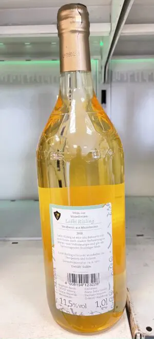 Vin blanc "Laški Rizling" Demi-sec, 1L - Cépage de Macédoine 2018