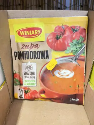 Soupe tomate instantanée WINIARY – Préparation rapide et savoureuse (3 portions)