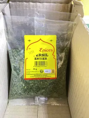 Persil Entier Séché - Sachet 30g