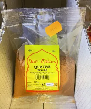 Mélange Quatre Épices - Sachet 100g