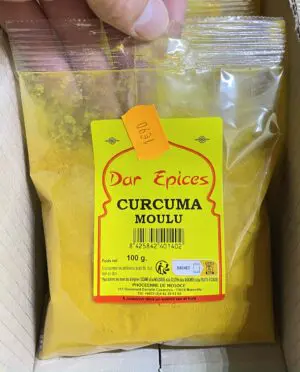 Curcuma Moulu - Sachet 100g