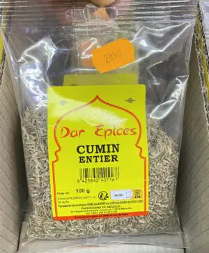 Cumin Entier - Sachet 100g