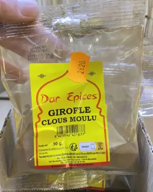 Clous de Girofle Moulus - Sachet 50g