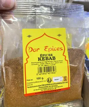 Épices Kebab - Sachet 100g