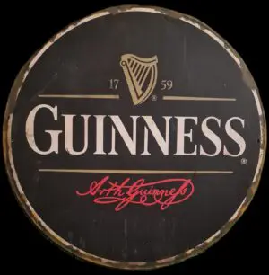 Plaque Guinness