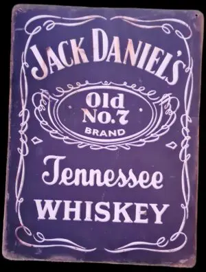 Plaque métallique Jack Daniel's