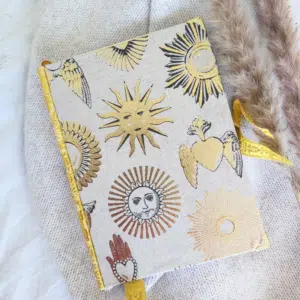 Carnet en tissu SOLEIL