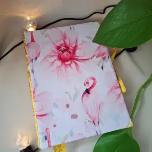 Carnet en tissu FLAMINGO