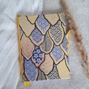 Carnet en tissu PLUME