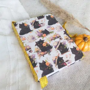 Carnet en tissu TEA CAT