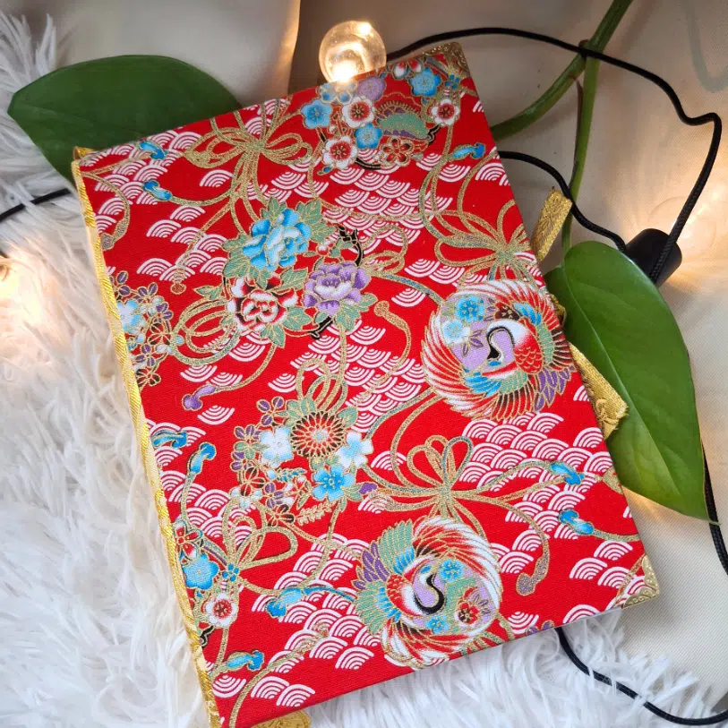 Carnet en tissu CYGNE 1 Carnet en tissu CYGNE