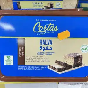 Halva au Chocolat Cortas – Pâte de sésame marbrée au cacao – 454 g