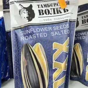 Graines de tournesol grillées salées rayées – Tambovskiy Volk – 500 g