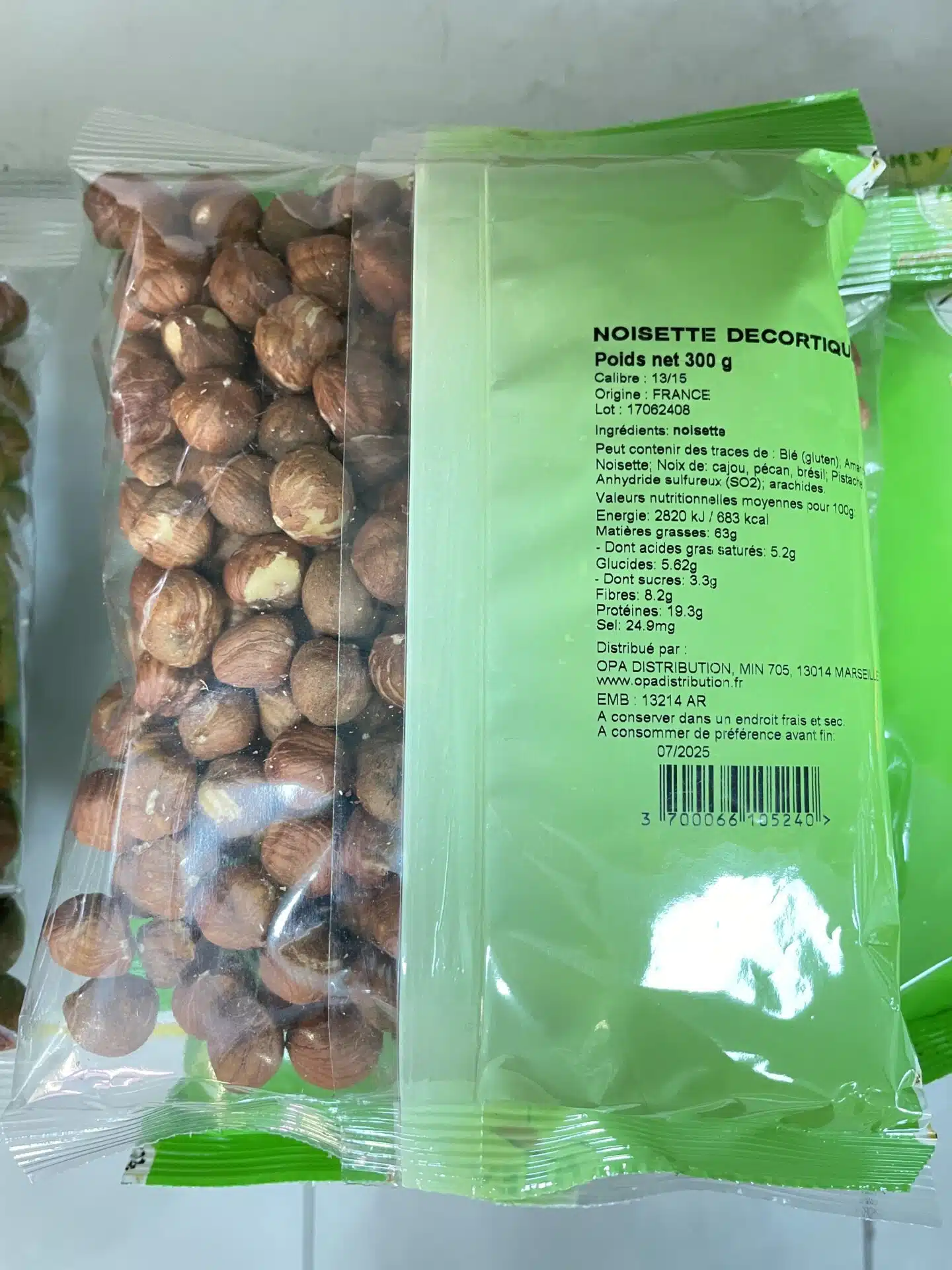 Noisettes décortiquées entières – 300g – Origine France – AREV 2 Noisettes décortiquées entières – 300g – Origine France – AREV – Image 2