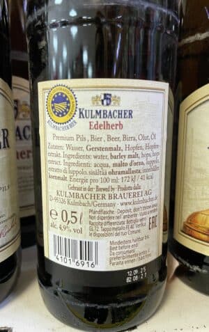 Kulmbacher Edelherb – Bière Allemande Pils Premium – Image 2