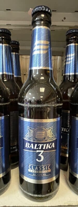 Bière Baltika 3 Classic Lager 4,8 % vol