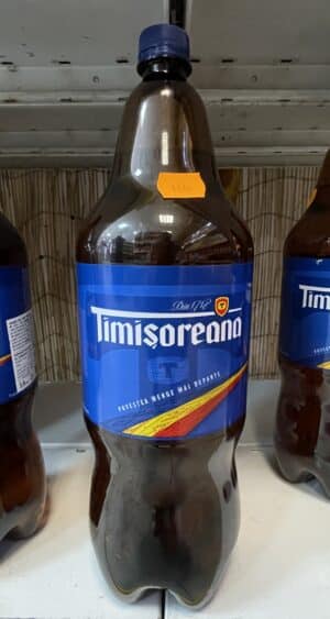 Bière roumaine Timișoreana – Bouteille 2,5 L – 5 % vol.