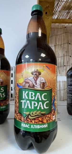 Kvas Taras – Boisson fermentée au seigle et malt d’orge – 2 L