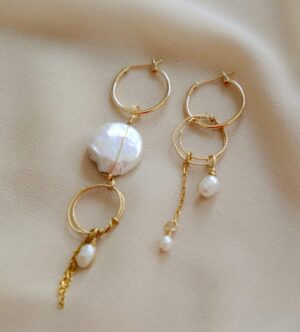 Boucles asymétrique "Kate"