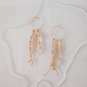 Boucles d’oreilles "Déferlantes"