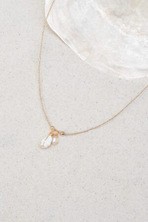 Collier "Baby white shell"
